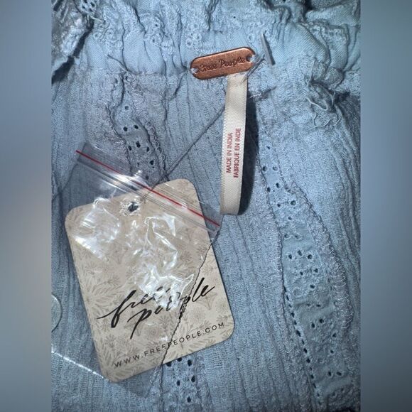 Free People NWT Because of You Tank in Light Blue Size Small - Picture 13 of 13